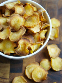 Baked Parsnip Chips Picture