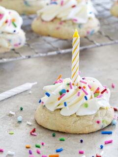 Birthday Cake Cookies Image