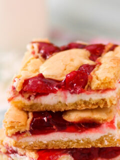 Cherry Cheesecake Bars Photo