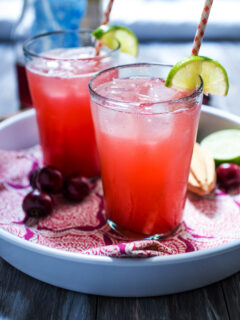 Cherry Lime Rickey with Gin Image