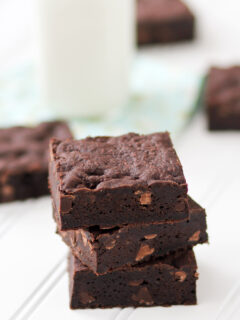 Fudgy Cake Mix Brownies Image