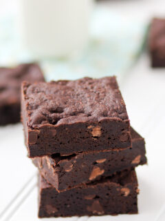 Fudgy Cake Mix Brownies Pic