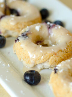 Gluten Free Baked Blueberry Donuts Image