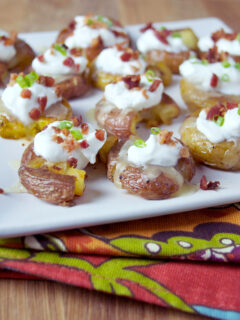 Loaded Smashed Potato Bites Pic