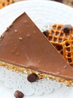 No Bake Chocolate Peanut Butter Pretzel Bars Photo