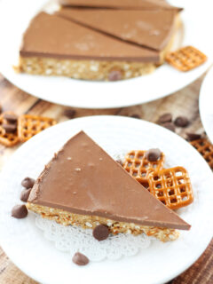 No Bake Chocolate Peanut Butter Pretzel Bars Picture