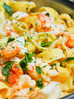 Shrimp Scampi Tortellini Photo