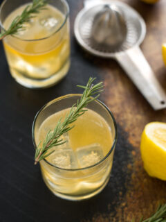 Bourbon Sour with Lemon & Rosemary Image