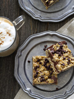 No Bake Chocolate Peanut Butter Oatmeal Bars Picture