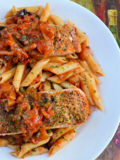 Salmon Puttanesca Photo