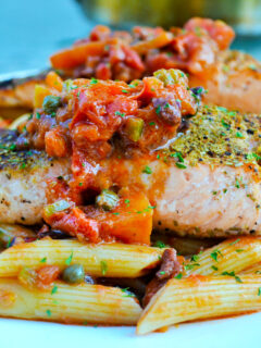 Salmon Puttanesca Picture