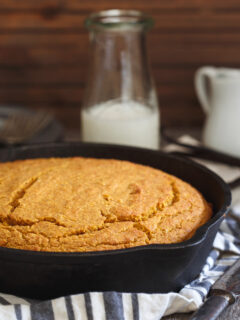 Vanilla Pumpkin Skillet Cornbread Image