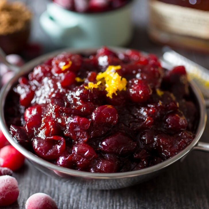 Bourbon Ginger Cranberry Sauce Photo