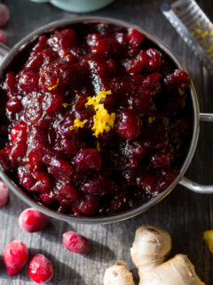Bourbon Ginger Cranberry Sauce Pic