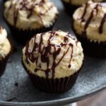 Fudge-Stuffed Chocolate Chip Cupcakes Photo