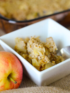 Gluten Free Baked Caramel Apple Oatmeal Image