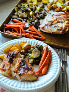 One Pan Honey Roasted Turkey and Vegetables Pic