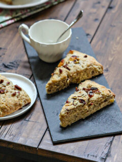 Orange-Spiced Raisin Pecan Scones Picture