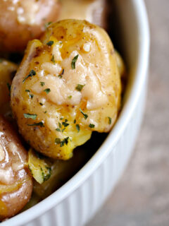 Parmesan Smashed Potatoes Image