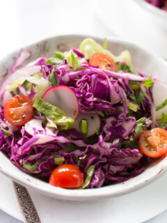 Quick Easy Red Cabbage Salad Image