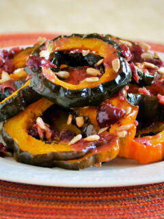 Roasted Acorn Squash with Cranberry Sauce Photo