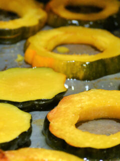Roasted Acorn Squash with Cranberry Sauce Picture