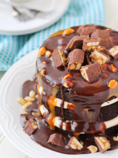 Snickers Layer Cake Image
