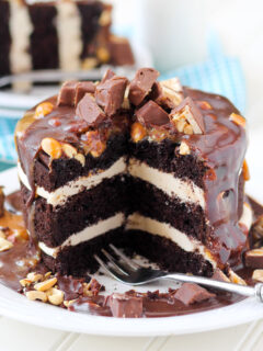 Snickers Layer Cake Picture