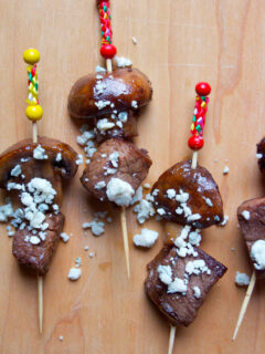 Steak & Mushroom Appetizer Skewers Picture