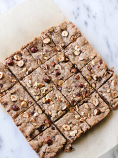 Vegan Hazelnut Blondies Image