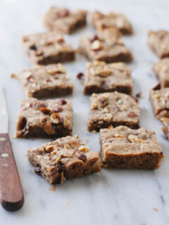 Vegan Hazelnut Blondies Picture