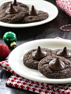 Chocolate Mint Kiss Cookies Image