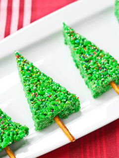 Christmas Tree Rice Krispie Treats Image