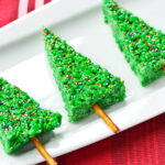 Christmas Tree Rice Krispie Treats Photo