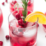 Cranberry Orange Bourbon Smash Photo