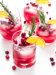 Cranberry Orange Bourbon Smash Pic