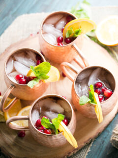Cranberry Orange Moscow Mule Picture