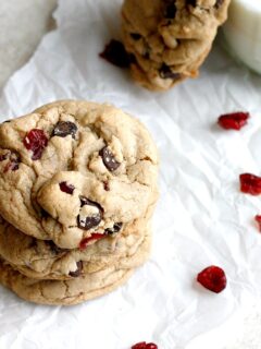 Dark Chocolate Cranberry Cookies Photo