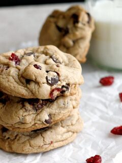 Dark Chocolate Cranberry Cookies Pic