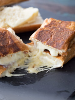 Fondue Cheese Panini Sandwiches Photo