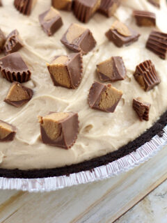 Peanut Butter Cup Fudge Pie Photo
