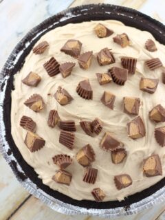Peanut Butter Cup Fudge Pie Picture