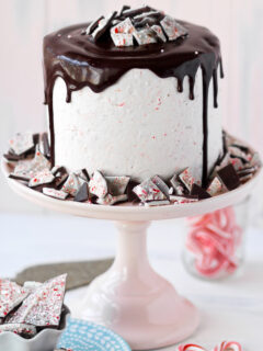 Peppermint Bark Layer Cake Image