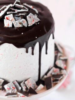 Peppermint Bark Layer Cake Picture