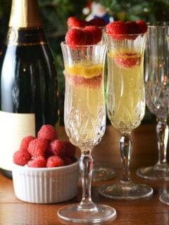 Raspberry Mango Bellini Photo