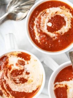 Roasted Tomato Soup Mugs Photo