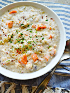 Slow Cooker Chicken and Wild Rice Soup Image