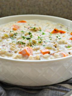 Slow Cooker Chicken and Wild Rice Soup Pic