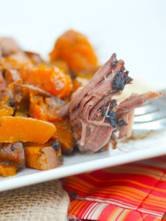 Slow Cooker Roast with Maple Sweet Potatoes Image