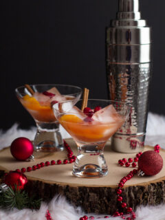Spiced Cranberry Rum Old Fashioned Pic